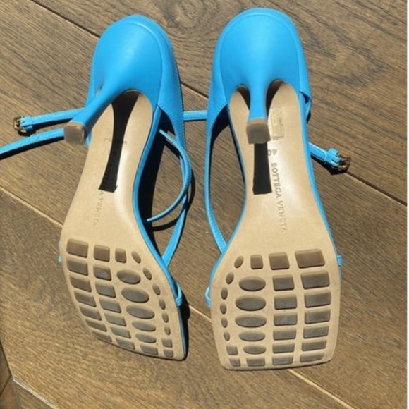 Bottega Veneta Stretch Sandals Iconic Blue - Picture 7 of 8